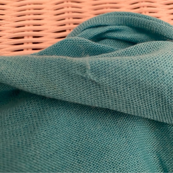 NWT Juicy Couture💥 - Silk & Cashmere Turquoise Cardigan with Hood - Size XL - Picture 6 of 16